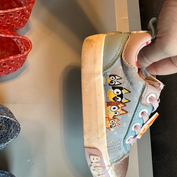 Girls Glitter Jelly Shoes Set Old Navy Size 8 and two bonus size 8 - Picture 10 of 13